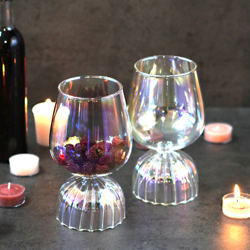 [티니블랑] 오로라 와인 샴페인 칵테일 음료 글라스 4종 택1